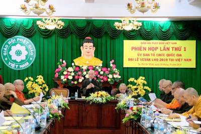 TP. HCM: Phiên họp lần thứ nhất Ủy Ban tổ chức Quốc gia Đại lễ Vesak LHP 2019 tại Việt Nam. 