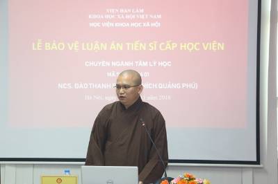 Hà Nội: Đại đức Thích Quảng Phú bảo vệ luận án tiến sĩ
