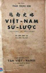 Việt Nam Sử Lược - Trần Trọng Kim (pdf)