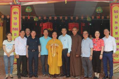  Buổi thăm và họp mặt giao lưu của Đoàn công tác Trường Sa thành phố Hà Nội 2019 tại chùa Vạn Phúc. 