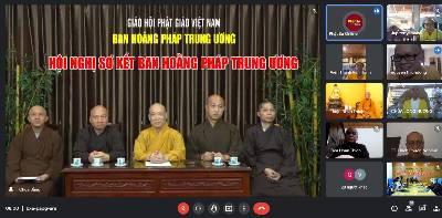 Ban Hoằng pháp Trung ương tổ chức hội nghị trực tuyến sơ kết Phật sự 6 tháng đầu năm 2021