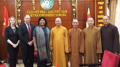 Hà Nội: GHPGVN tiếp đoàn Ủy ban Tự do Tôn giáo quốc tế Hoa Kỳ (USCIRF)